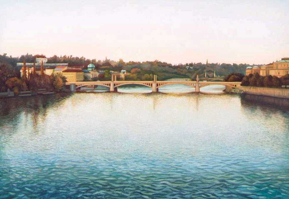 Brücke über Moldau